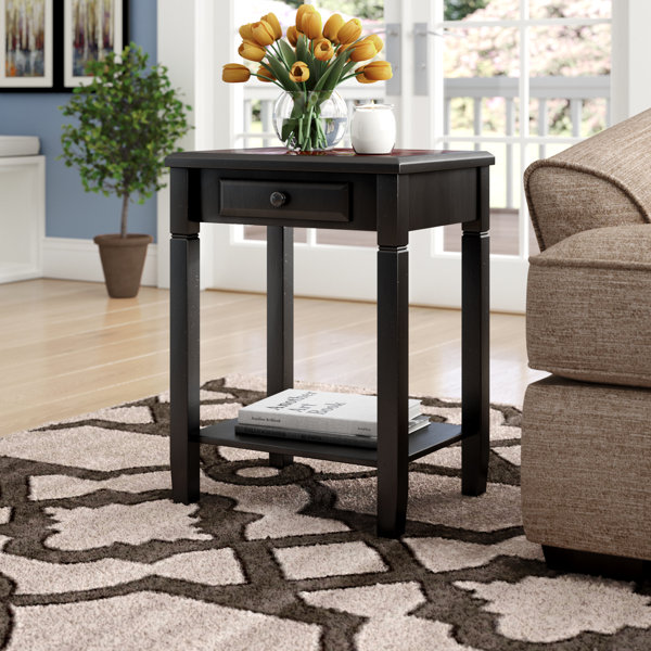 Winston Porter Hilbert 24'' Tall End Table with Storage & Reviews Wayfair